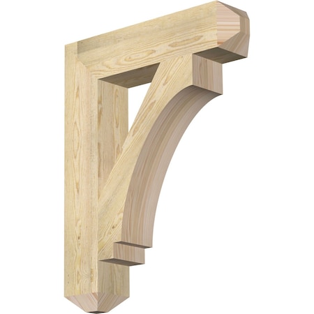 Ekena Millwork Imperial Craftsman Rough Sawn Bracket, Douglas Fir, 6"W x 28"D x 36"H BKT06X28X36IMP04RDF